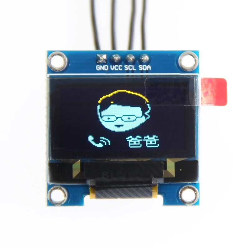 0.96 Inch IIC I2C Serial GND 128X64 OLED LCD LED Display Module SSD1306 for Arduino Kit Blue Display