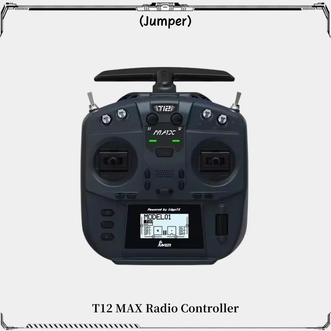 Jumper T12 MAX Radio Controller VS-M Hall Sensor Gimbals RDC50 2.4GHz Transmitter Remote Control For RC FPV Long Rang Drone