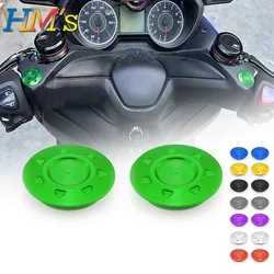 For Yamaha XMAX 250 300 2017-2024 V1 V2 XMAX Motorcycle Side Mirrors Screw Holes Plugs Caps Covers CNC Aluminum Accessories