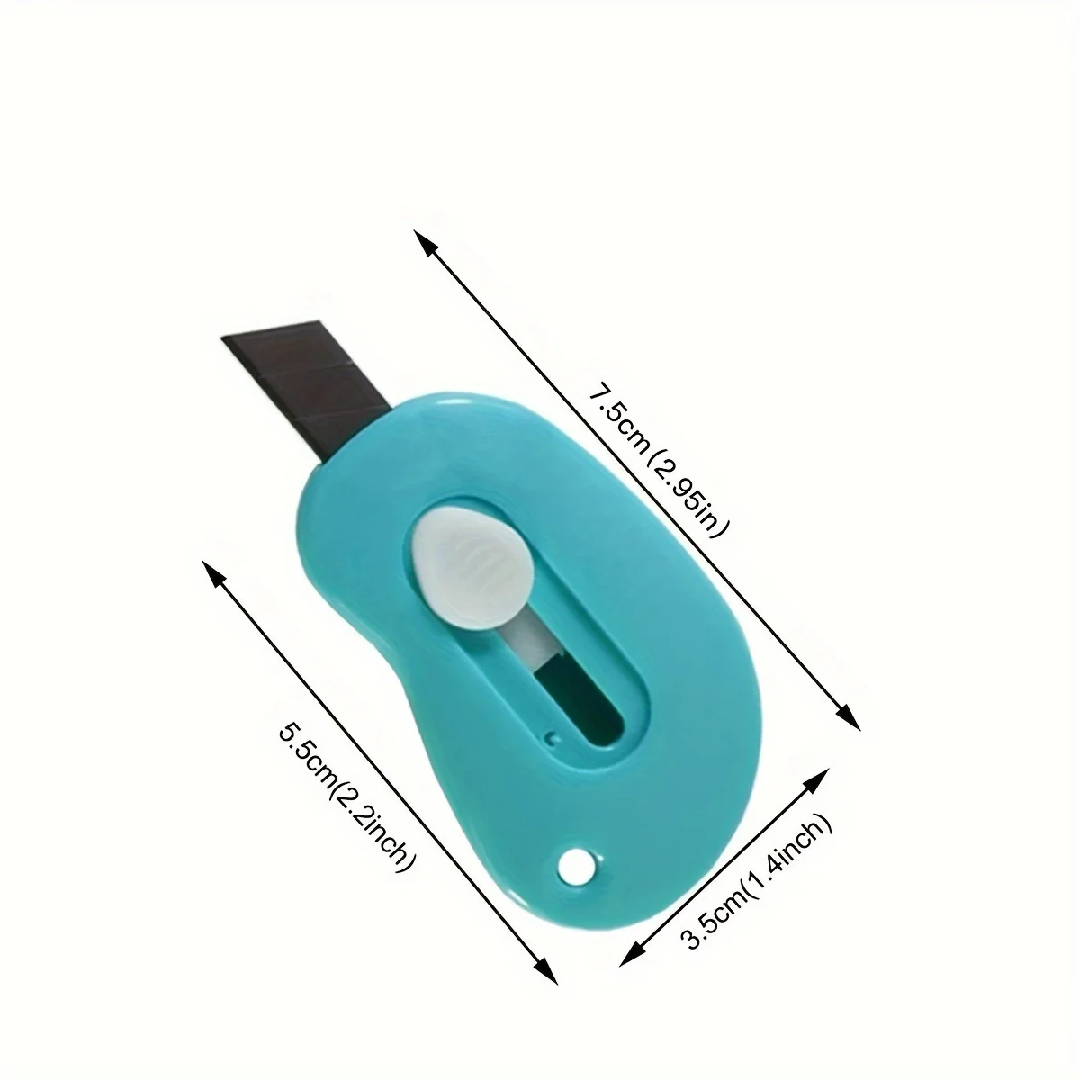 25pcs Mini Retractable Utility Knife Box Cutter Letter Opener