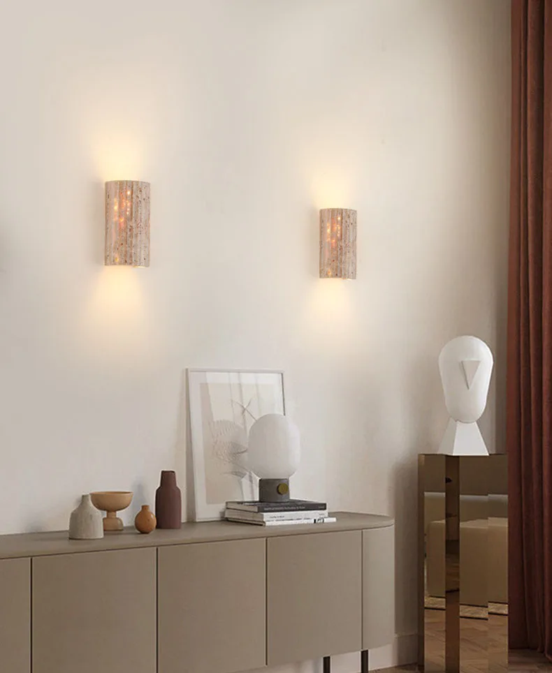 Three-Dimensional Natural Stone Wall Light Outdoor 3000K