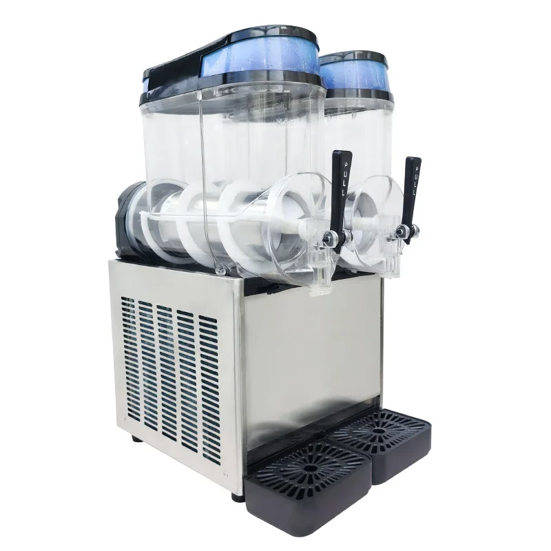 

Cross-border double-cylinder snow-melting smoothie machine 12L large-capacity downward pressure