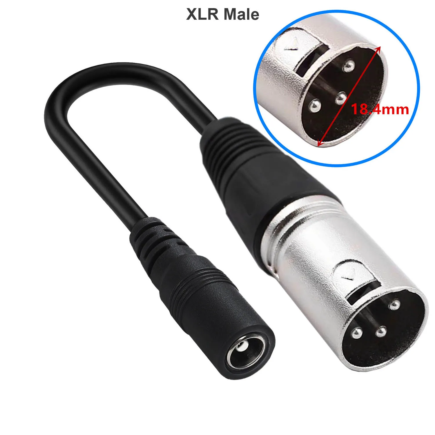 Electric Balance Bike Charger Adapter Cable 7-in-1 DC Connector Kit Set 5.5mm x 2.1mm Female to 5.5mm x 2.5mm/8.0mm x 1.6mm/XLR