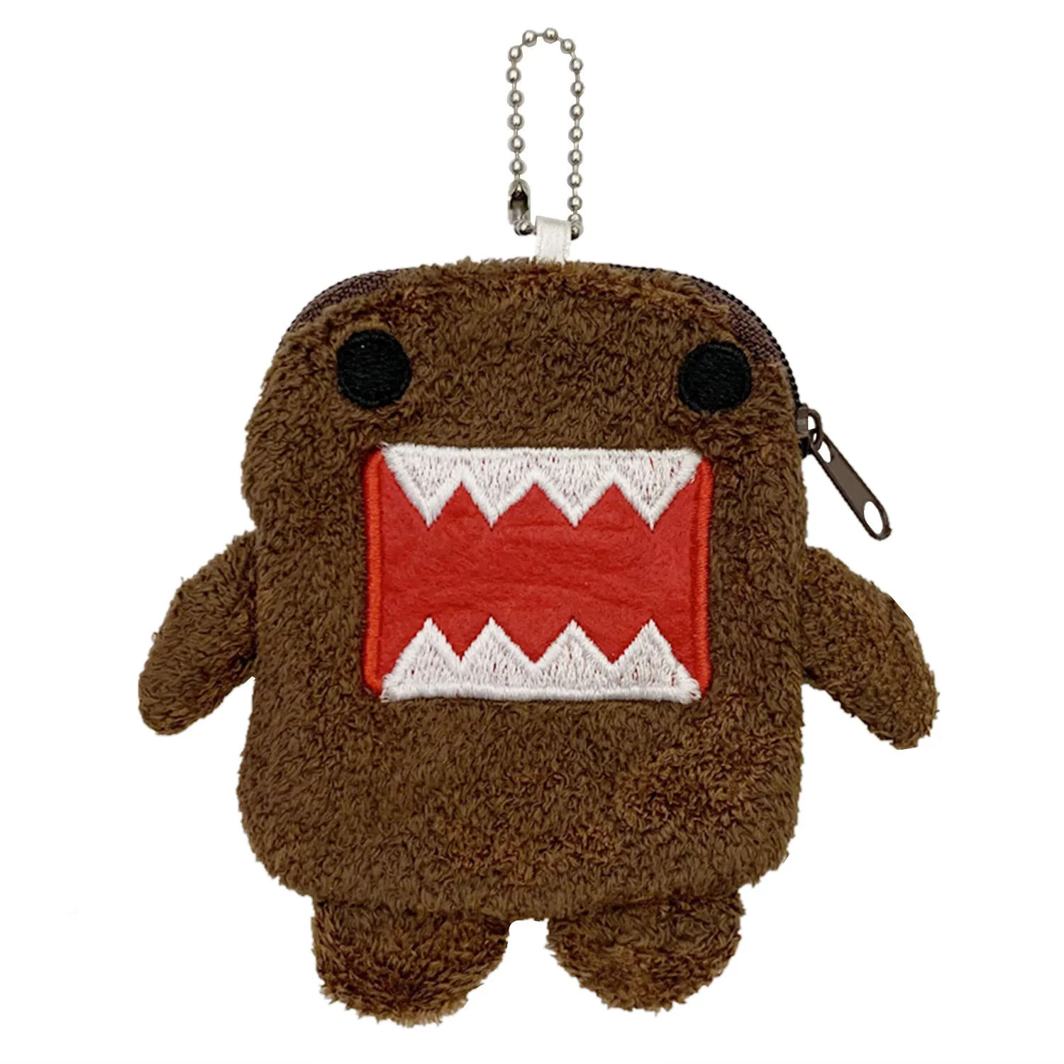 Domo Kun Plush Coin Purse Cute Keychain Wallet Anime Body Mini Small Coin Pouch Case