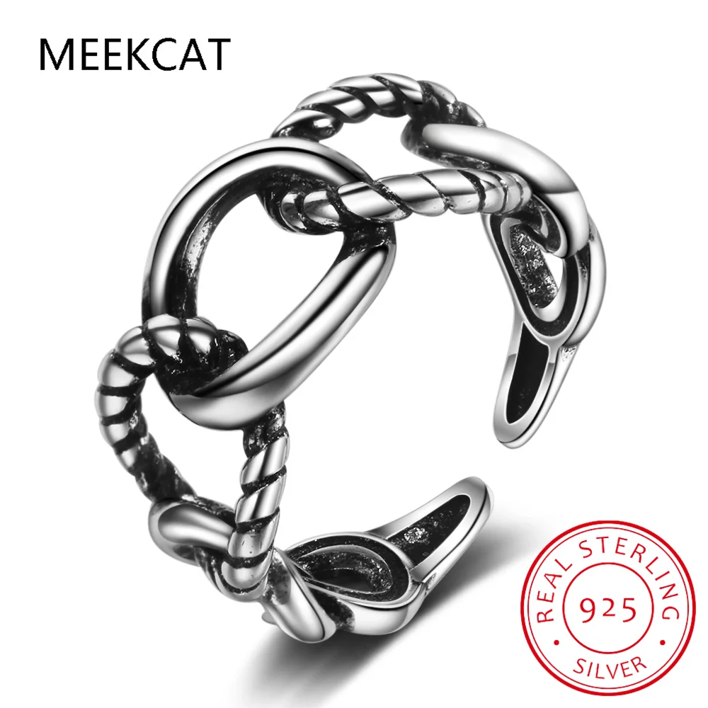 925 Sterling Silver Vintage Small Ring Knuckle Opening Tail Foot Toe Ring For Women Wedding Jewelry Anillos De Prata DA1017 view 3