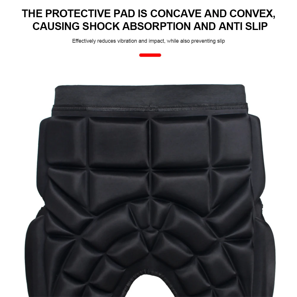 Unisex espessado Hip Protector, EVA Skiing Protector Pad, Anti-Fall Butt Protection Pad, Ajustável para patinação, Snowboard de esqui