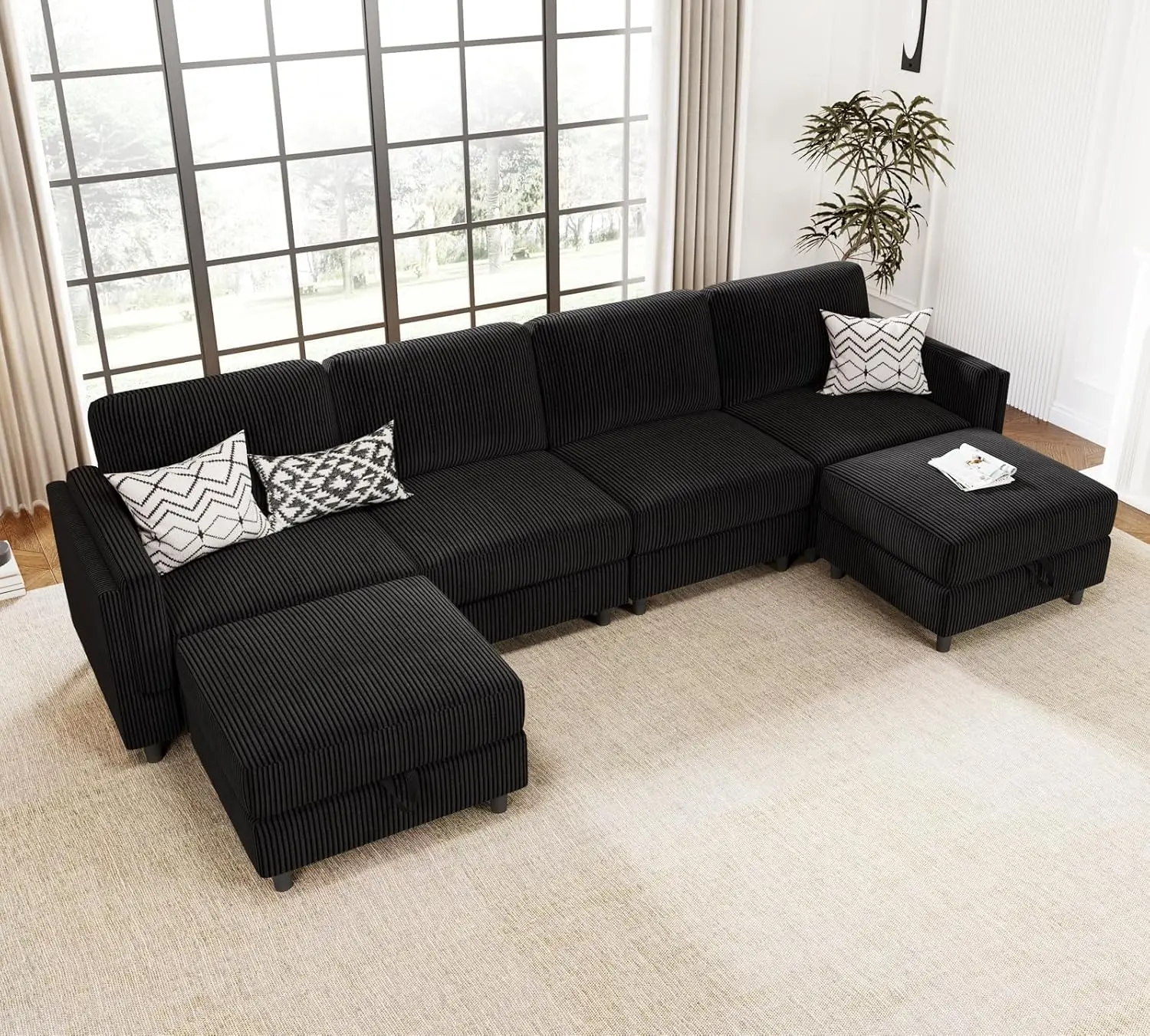 6 Seater 108‘’ Sofa…