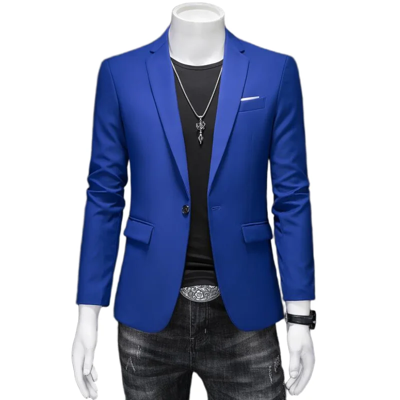 

15 цветов Высокое качество Мужской приталенный деловой костюм Куртка 2026 Мужской приталенный повседневный модный свадебный смокинг жениха Формальный костюм Топы