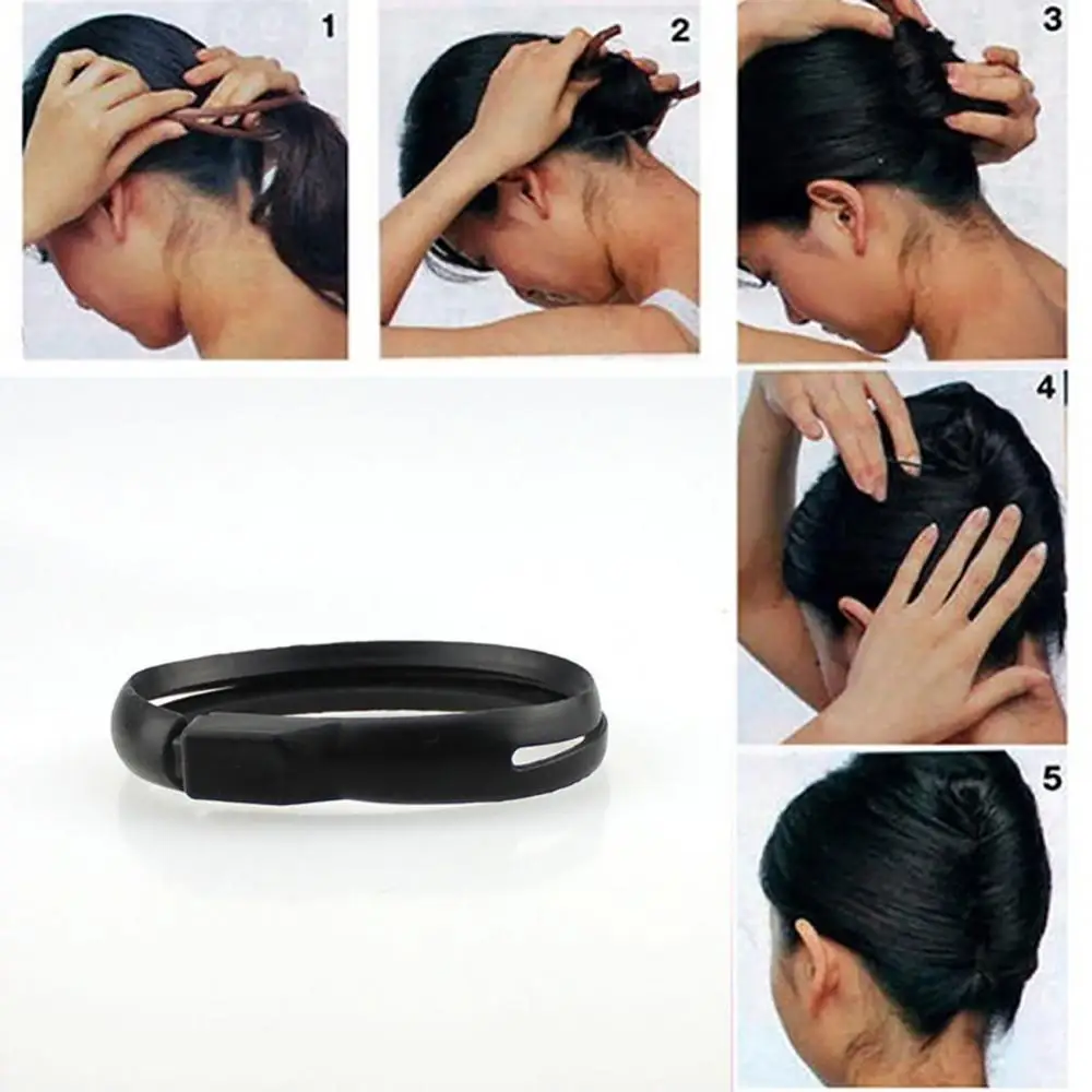 Women Magic Hair Styling Updo Donut Bun Maker Holder Tool Fashion Shaper Twister