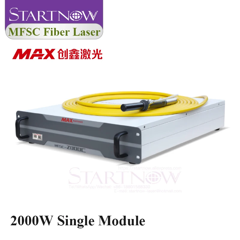 Startnow MAX Single Module Fiber Laser Source MFSC-1500X MFSC-2000X MFSC-3000C 1064nm for Laser Welding Cutting Machine