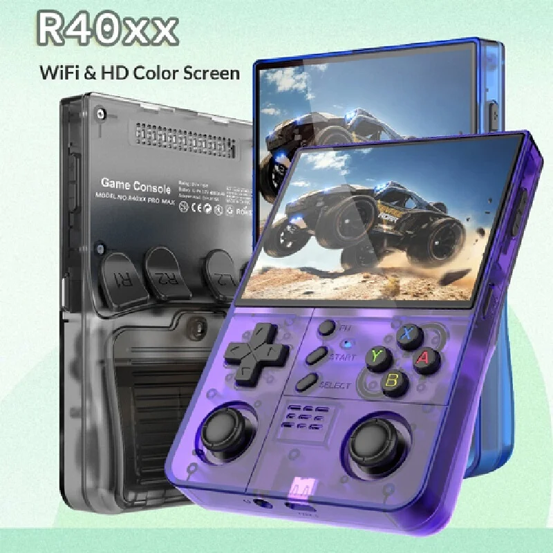 Handheld Gaming Consoles R40xx Pro Max Open‑Source 4.2 Inch Wifi 4500mah Battery Retro Portable Video Gaming Device For Adults