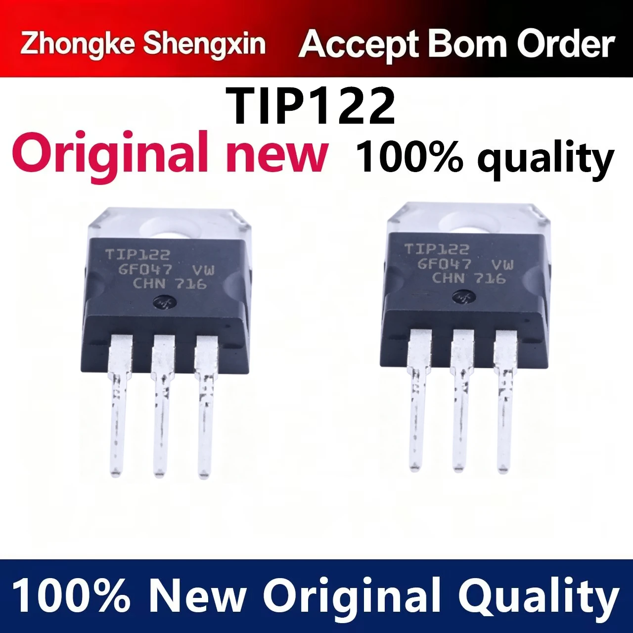 （5pcs）TIP122 Darlington transistor TO-220