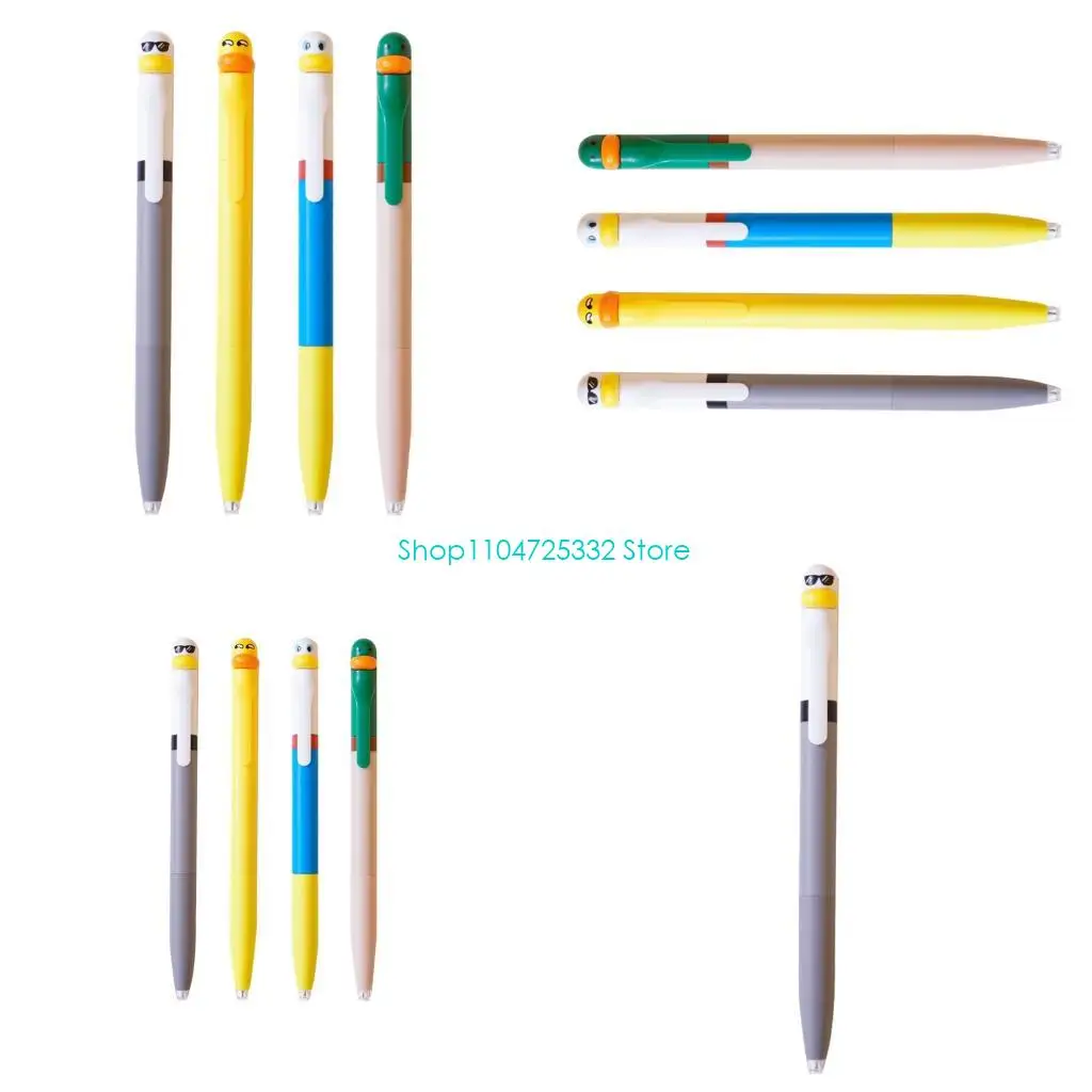 

P5EA Smooth Twist Action Pen With Playful Duck Theme Ballpoint Pen For Writing Comfort And Stress Relief