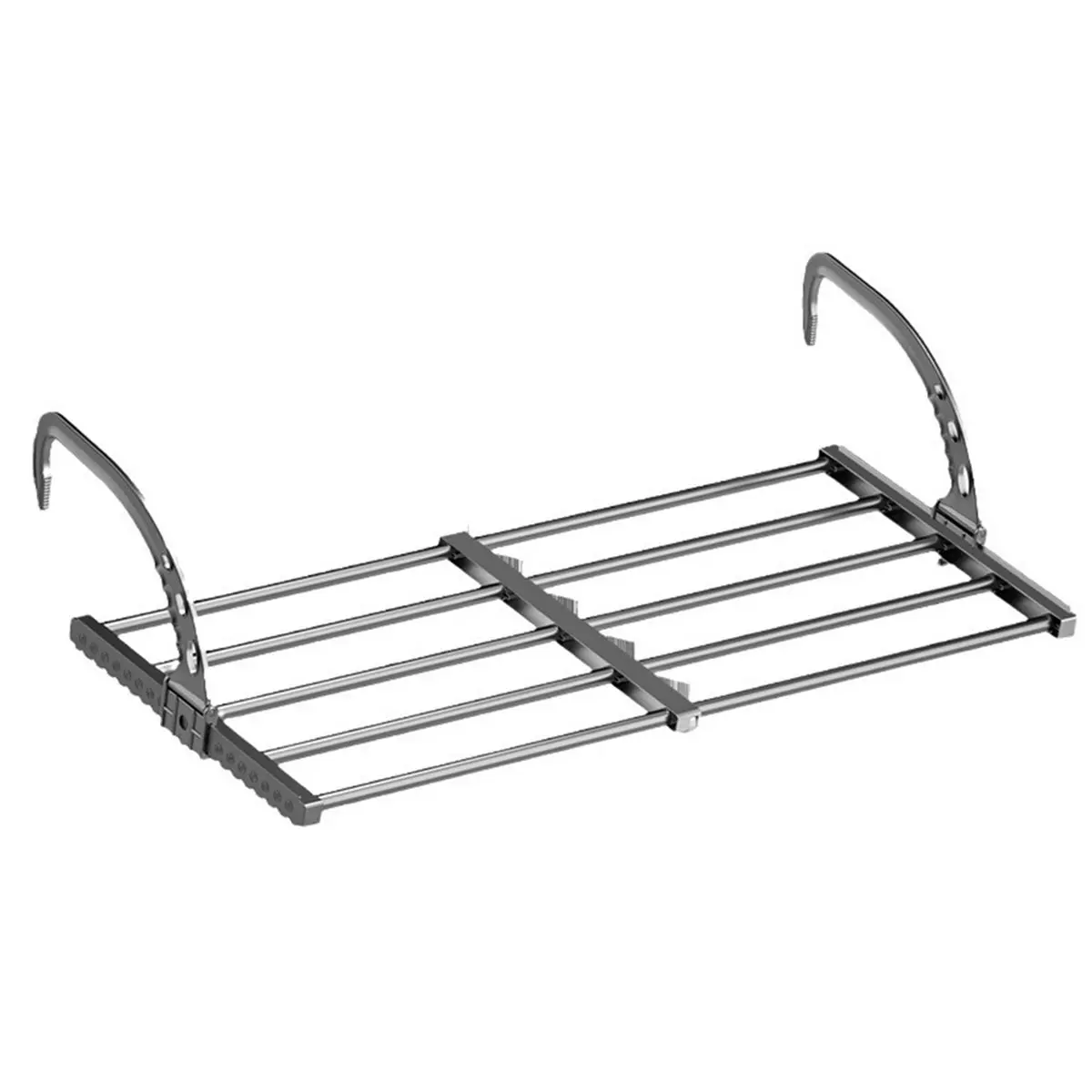 A50U Extendable Radiator Clothes Airer Retractable Foldable Clothes Hanging Rack Laundry Drying Rack for Bathroom