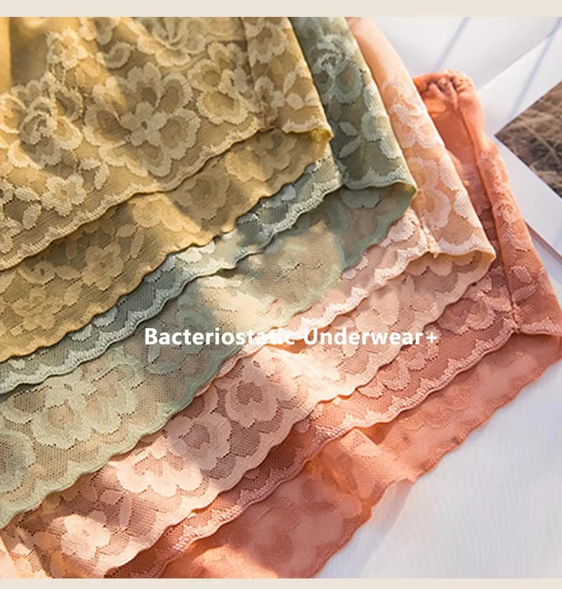 Culotte en dentelle taille متوسط صب نسائي، culotte مثير، sous-vêtements صب الحشو، culotte pour الكبار، tricoté uni tein