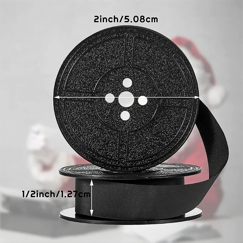 E9LB ML80 Typewriter Ribbon Twin Spool for OKI ML80,81,82,83,92,93 Mechanical English Typewriter Ribbon Twin Spool