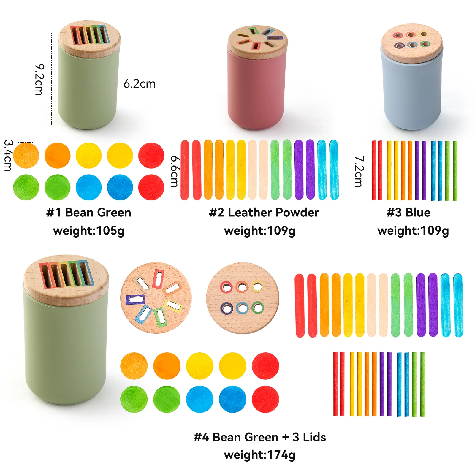 1-3 歳の幼児のおもちゃ新生児色分類シリコーンバケツ赤ちゃん就学前学習感覚おもちゃ子供マッチゲームギフト