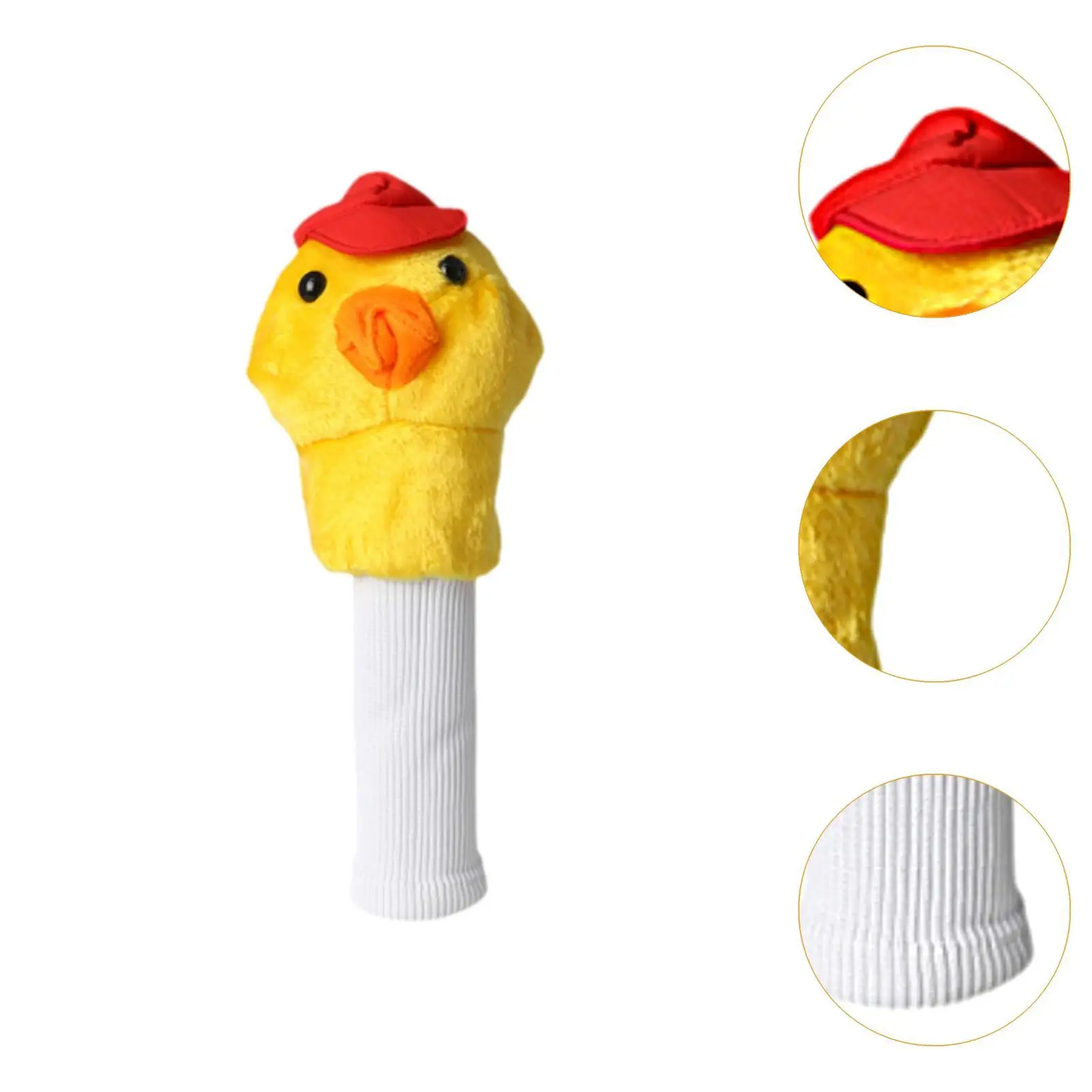 Plush Duck Golf Wood Club Headcover Protective Sleeve Guard Fairway Cover for Golf Accessories