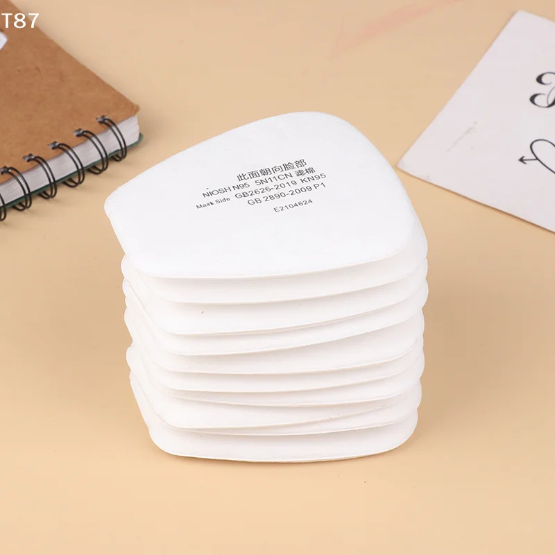 10Pcs 5N11 Dust Filter Paper Holder For 3M 6001/6200/7502/6800 Chemical Spraying Painting Respirator Gas Mask Accessories