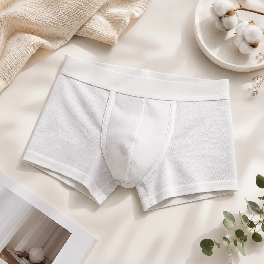 Underpants Low Waist Men's Boxer Briefs U Convex Pouch Simple Underwear Male Briefs Lingerie Boxers Shorts Four Seasons