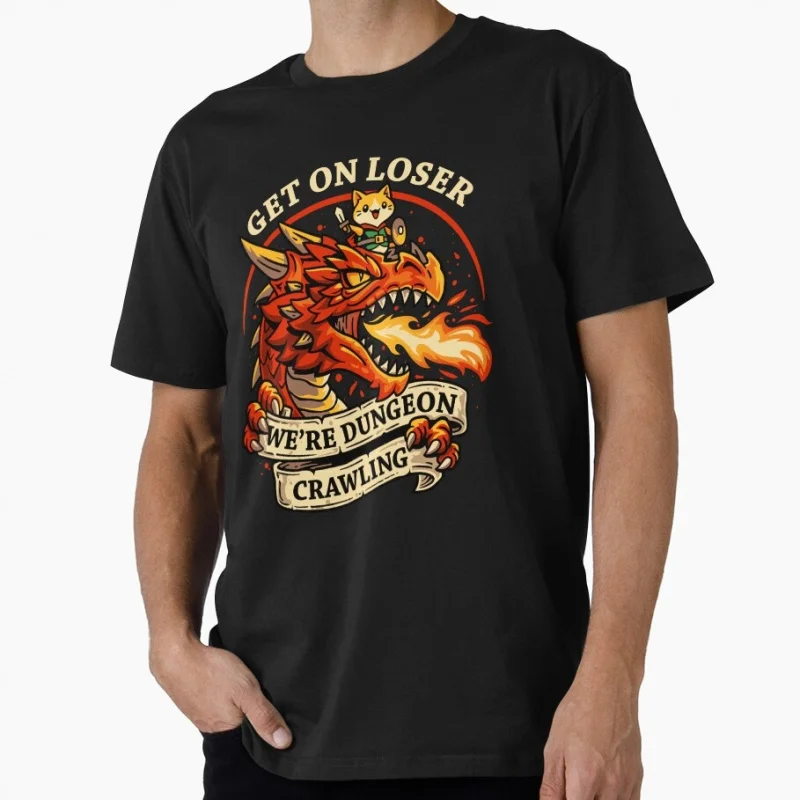 

RPG Cat Rider 0409 Sic-Fi Dungeon Crawler Carl Gift T-Shirt for Book lover Funny Cartoon Graphic Tee Y2K clothes All size tops