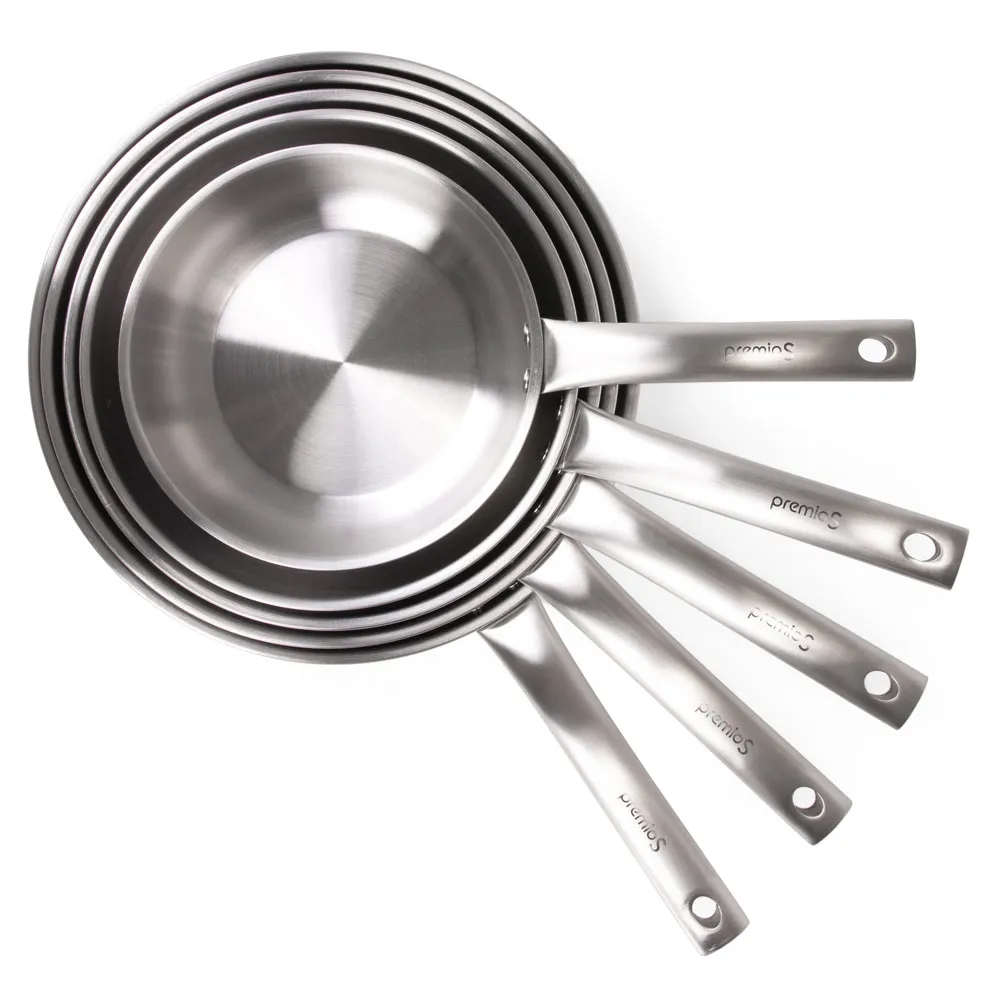 Kitchen Art Premio S Bottom Triple Allsten Ultimate Pan 28Cm/Induction Modong/Stainless/Wokpan/Frying Pan/Home Use