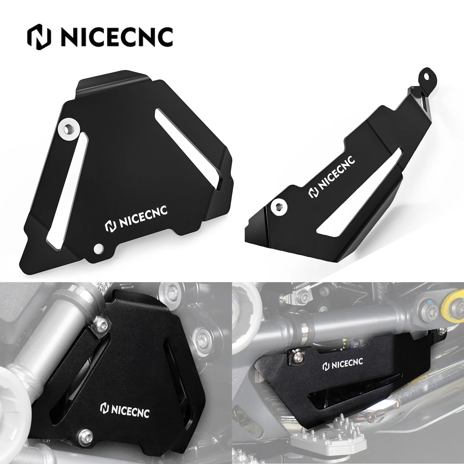 

For BMW R1200GS A R1250GS Adventure Starter Protector/Exhaust Flap Control Guard R1250GS Adventure 19-24 R1200GS Adventure 13-18