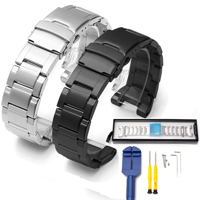 

Металлический ремешок из нержавеющей стали для часов Casio G-Shock GST-W300G, GST-W300, GST-S300G, GST-S300, GST-S210B, GST-S100, GST-W110