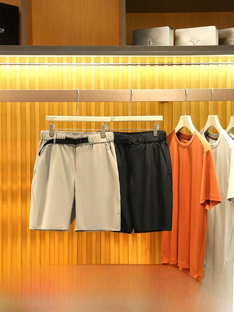 

Универсальные летние уличные повседневные дышащие орты для мужчин и женщин, легкие деловые орты, прямые ноги, средняя талия, молния