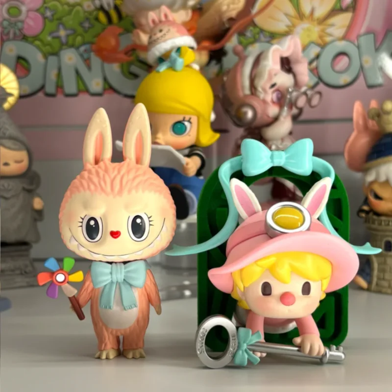 本物の Popmart ファインディングモココアミューズメントフィギュア玩具スカルパンダ Dimoo コレクション装​​飾かわいいオリジナルサプライズ女の子ギフト