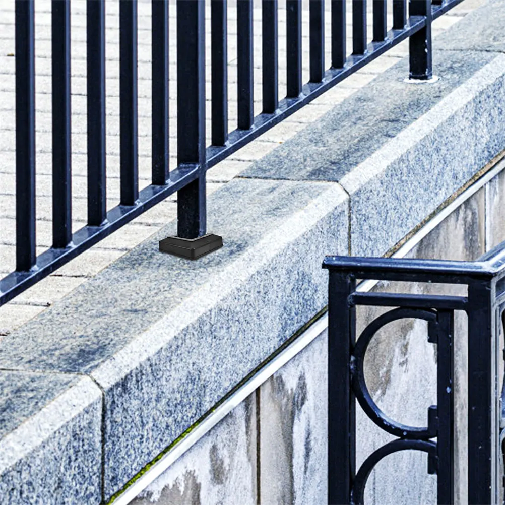 

8pcs Decorative Post Skirt Covers Railing Base Cap Deck Fence Sleeve Vinyl Concrete Dock Rail Protector Fit Tubes