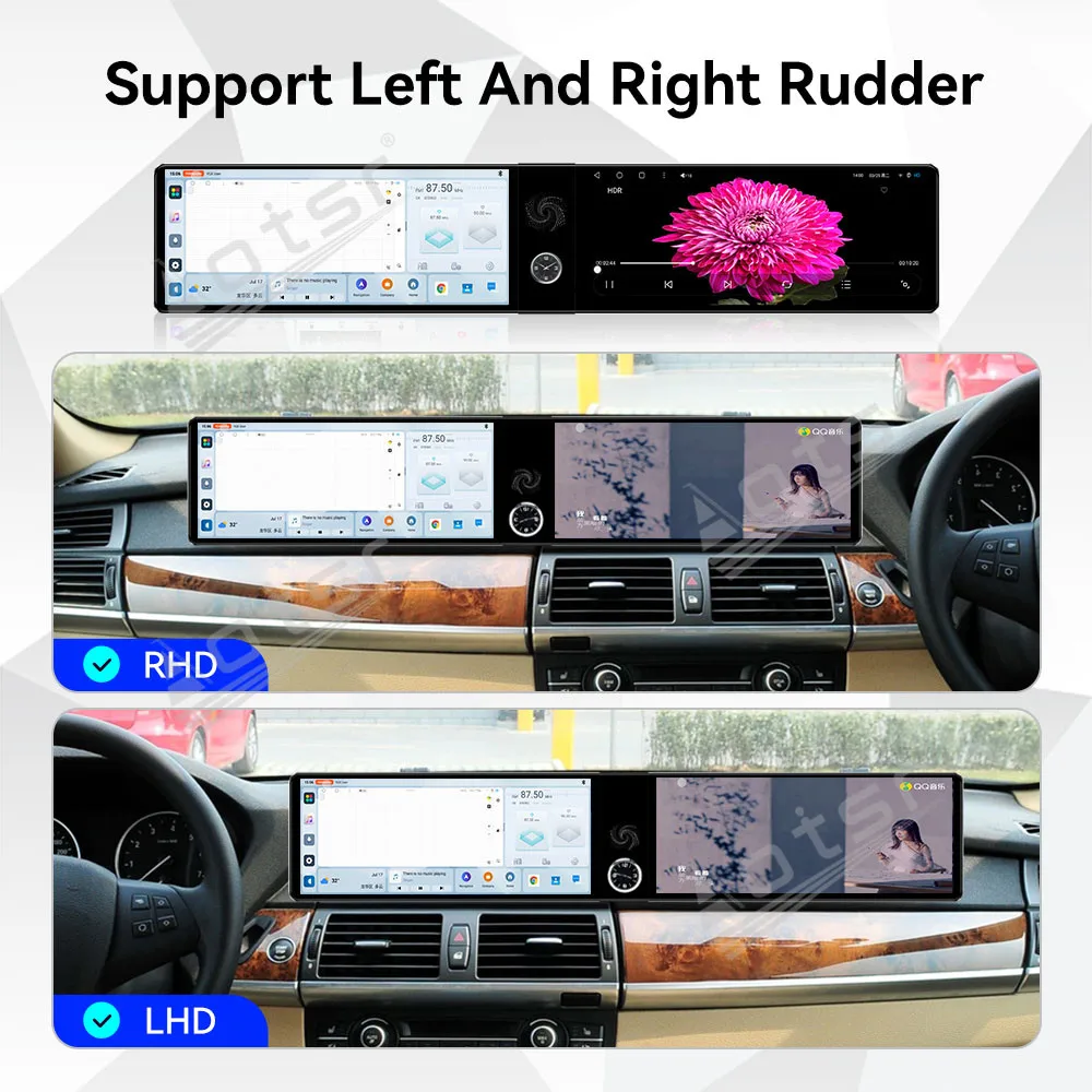 

Для BMW X5 E70 X6 E71 X6M X5M 2007-2013 двойной экран Android14 автомобильный радиоприемник Carplay экран мультимедийный плеер GPS-навигация HeadUnit