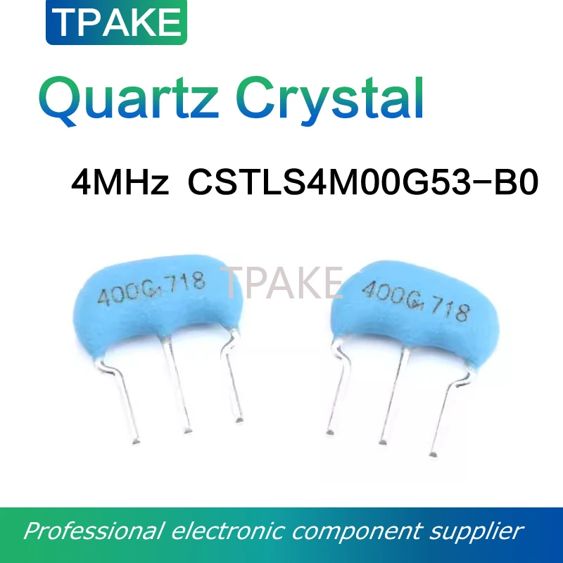 CSTLS4M00G53-B0 4MHz CSTLS6M00G53-R0 6MHz CSTLS8M00G53-B0 8MHz CSTLS16M0X53-B0 16MHz Ceramic Resonator Quartz Crystal Oscillator