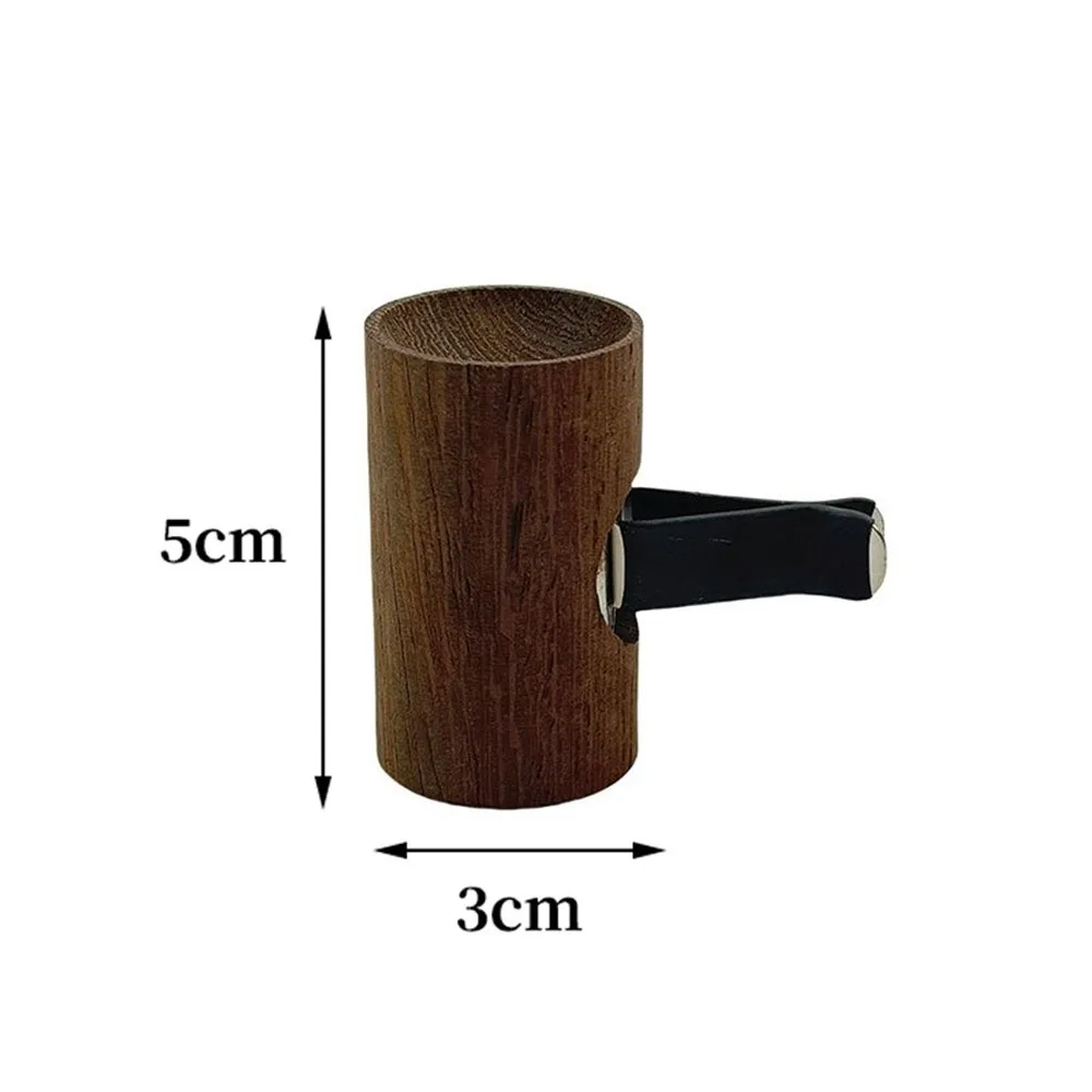 Natural Fragrance Car Essential Oil Diffuser Long-lasting Floral Clip-on Wooden Aroma Diffuser Slowly Volatile