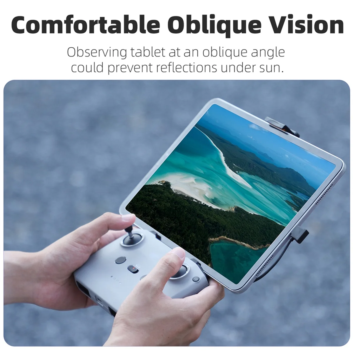 New Tech  Folding Tablet Holder for NEO/Mini4 Pro/AIR 3S Disassembly-Free Phone Tablet Holder for RC-N3/2/1 Remote Control A