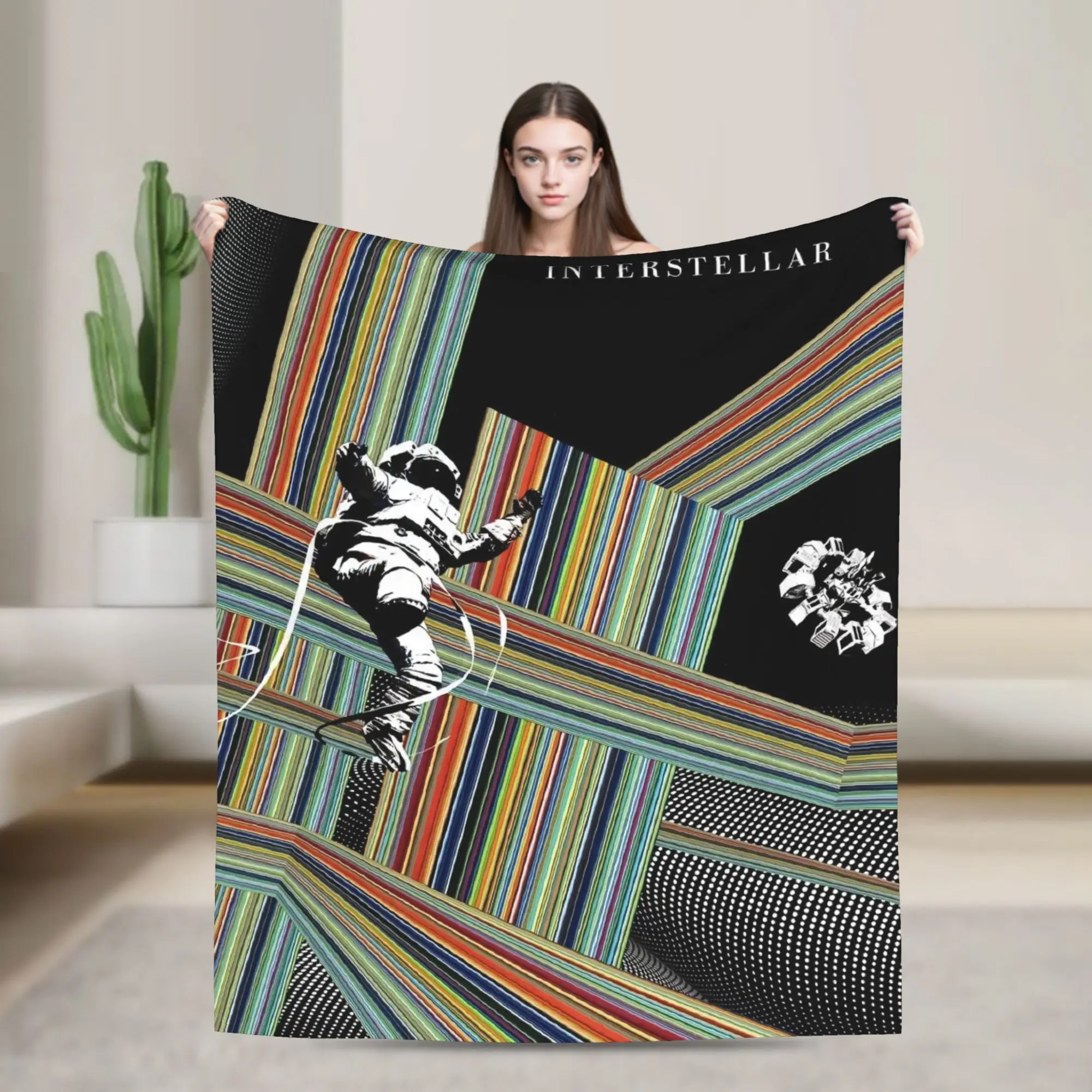 Interstellar Movie Plush Blanket Boy Girl  Flannel Bedding Throws For Home Decor Super Warm Custom Quality Bedspread Gift Idea