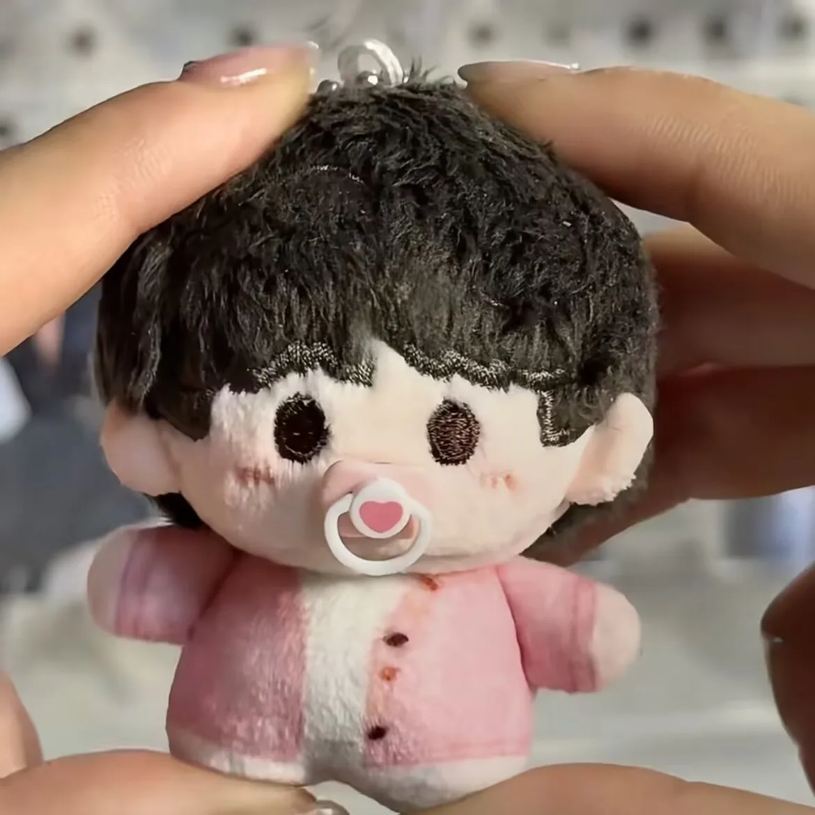 Periférico de muñeca de algodón de 5cm con atributo "Cheng Yi" original y genuino con alto nivel de apariencia y estatuilla barata