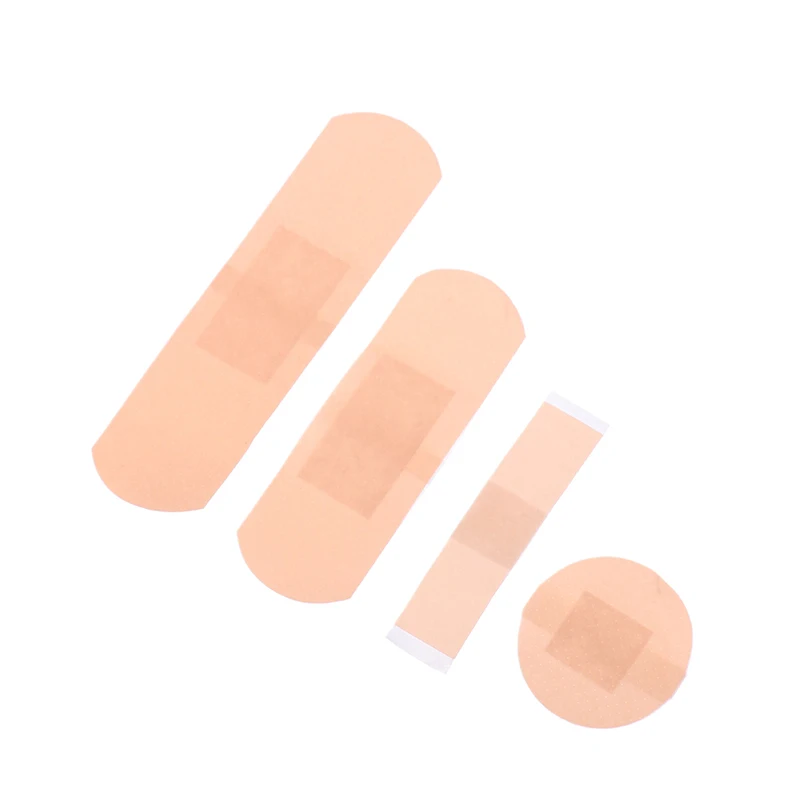 50/100 قطعة مقاوم للماء الفرقة الإيدز الضمادات الإسعافات الأولية الطبية المضادة للبكتيريا الجرح الجص 4 حجم المنزل السفر أطقم الطوارئ