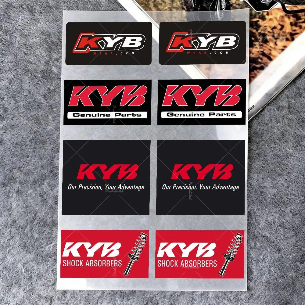 For KYB Stickers Moto Sticker Auto Body Bumper Windows Motorcycle Laptop Walls Vinyl Decal Car Tuning Accessories