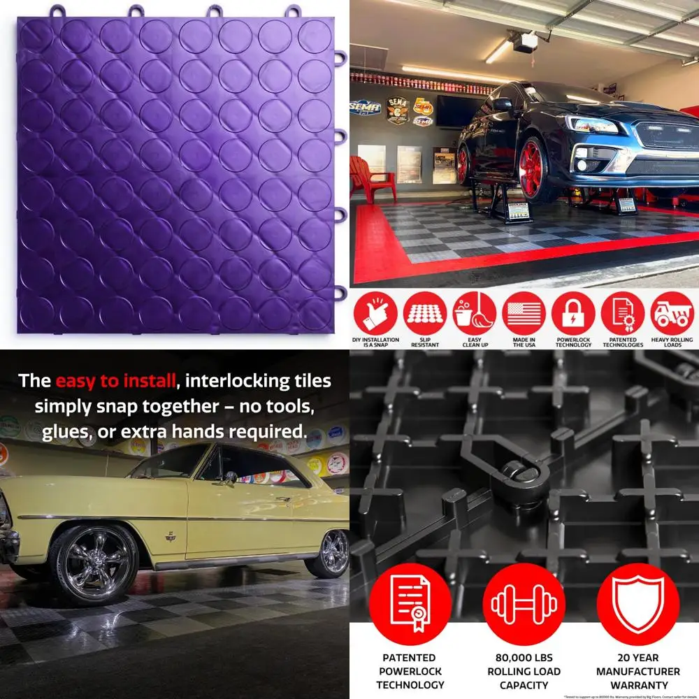 

Durable Heavy-Duty Modular Non-Slip Garage Floor Tiles for Easy Installation and Long-Lasting Performance