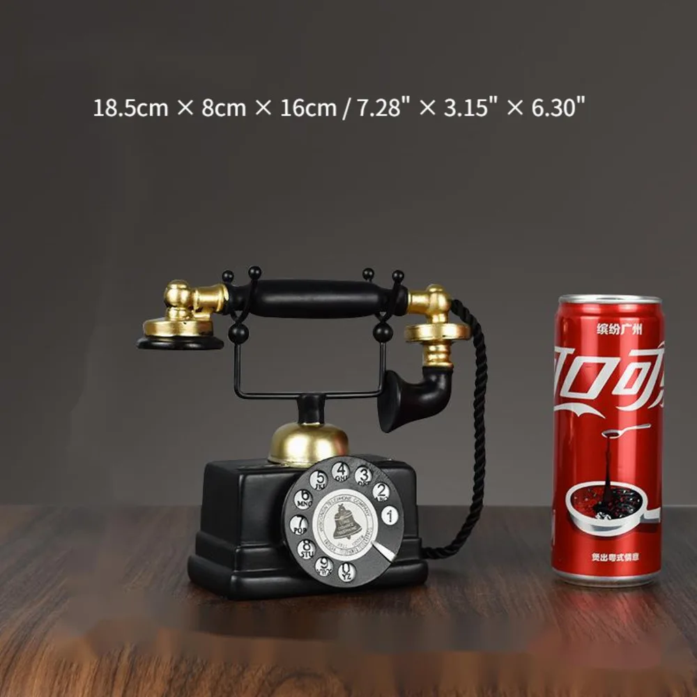 Vintage Radio Nostalgic Old Object Ornament Home Decor Living Room Coffee Shop Decorative Art Small Statue