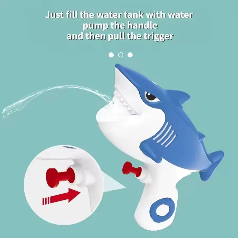 Pistolet à eau pour enfants, jouet d'été, Sports aquatiques, poisson bouffant, requin, jeux de plage, jouets d'extérieur, cadeaux d'anniversaire pour enfants