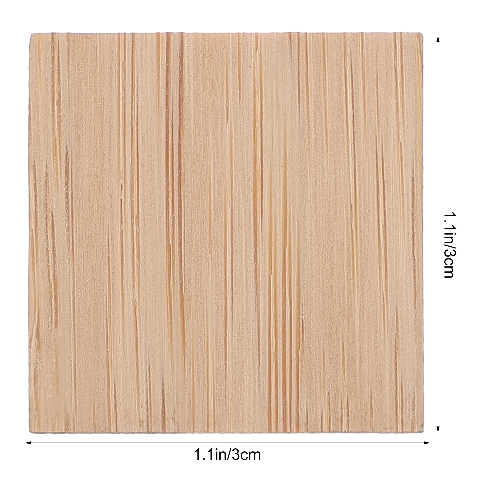 25 قطعة شرائح الخيزران غير المكتملة لتقوم بها بنفسك قطع مربعة المواد الحرفية سطح أملس آمن لرسم الكتابة نحت الهدايا #2