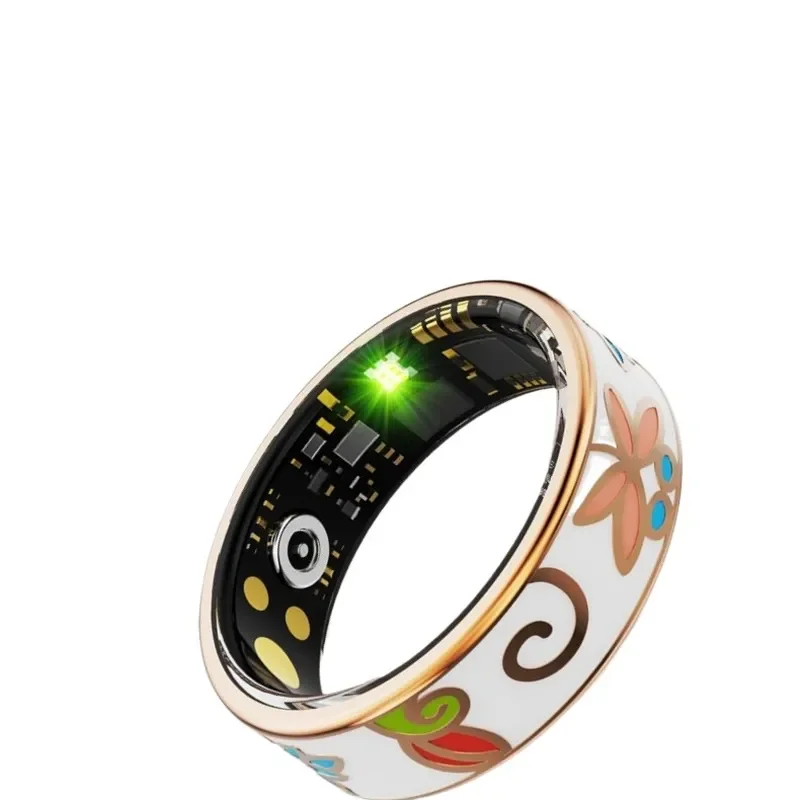 Smart Ring R18 Heart Rate Blood Pressure Oxygen Sleep Monitor Fitness Tracker Step Counter Health Exercise Wearable Device