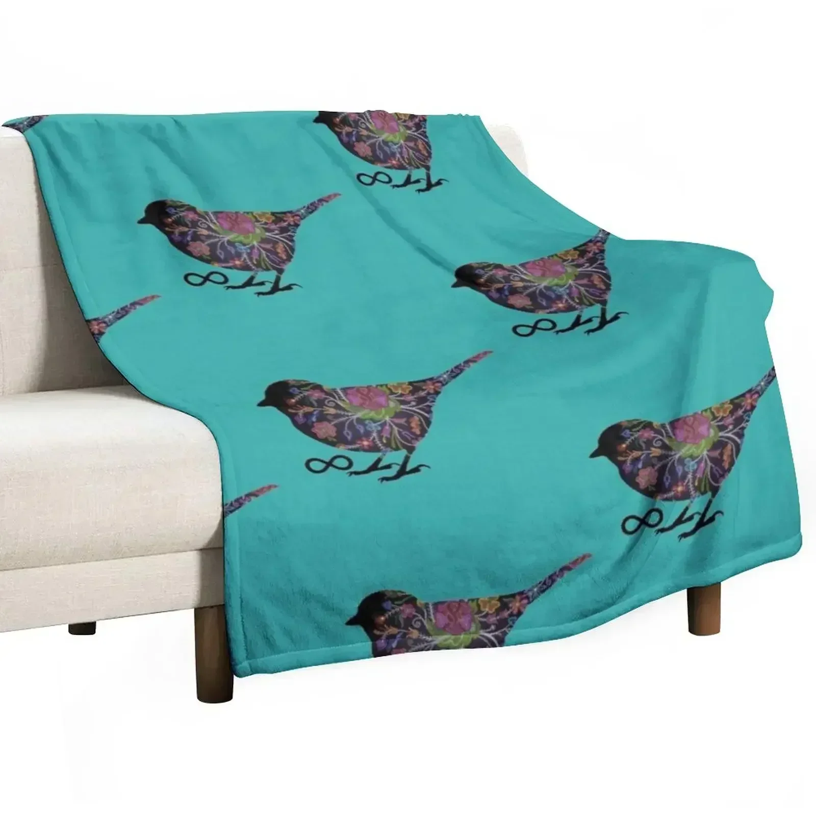 Michif Bird Throw Blanket Ultra Plush Cozy Blanket for Napping Sleeping