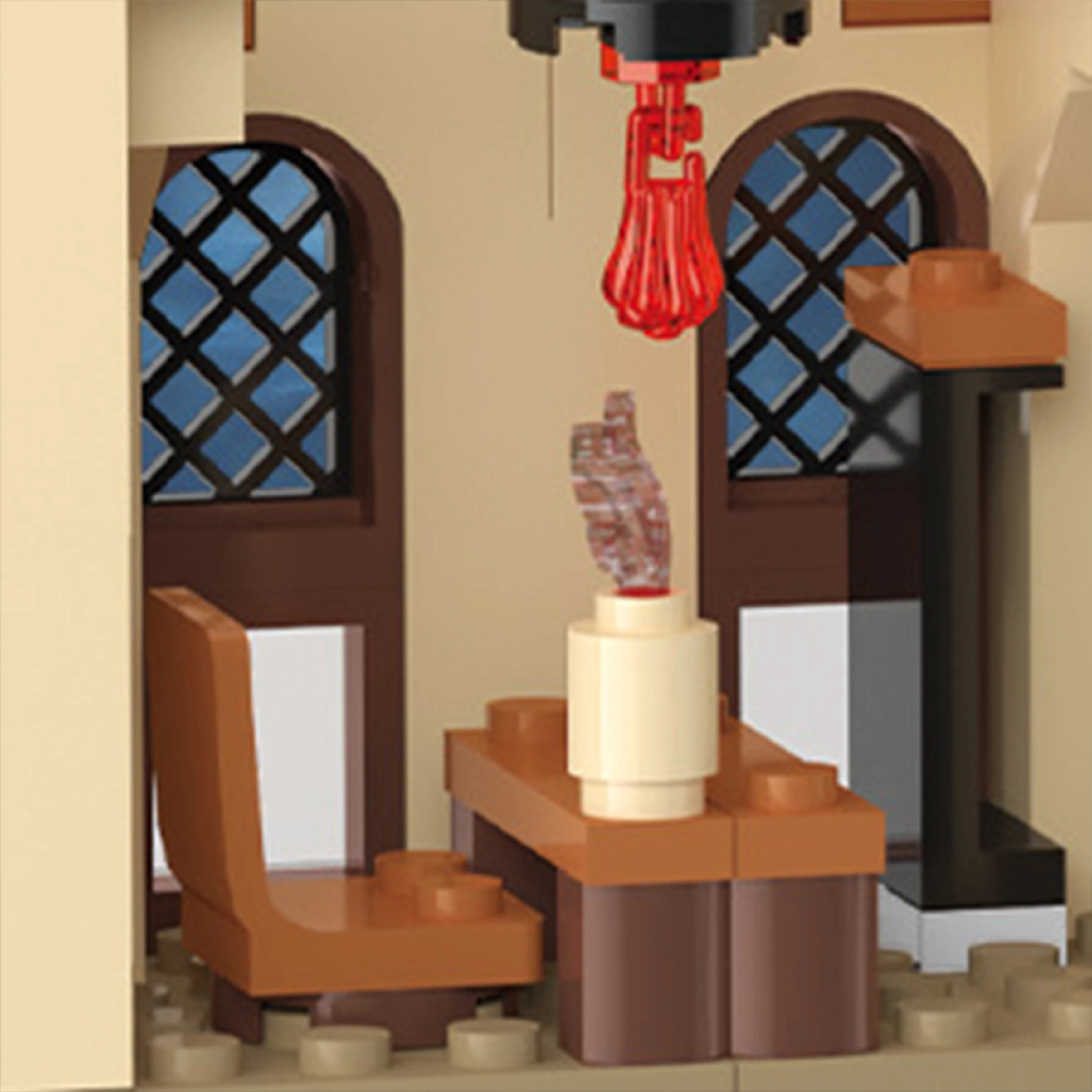 Mini Magic Castle Building Blocks Model Fantasy Movie Style Architecture MOC Replica Creative Toy for Display and Gift