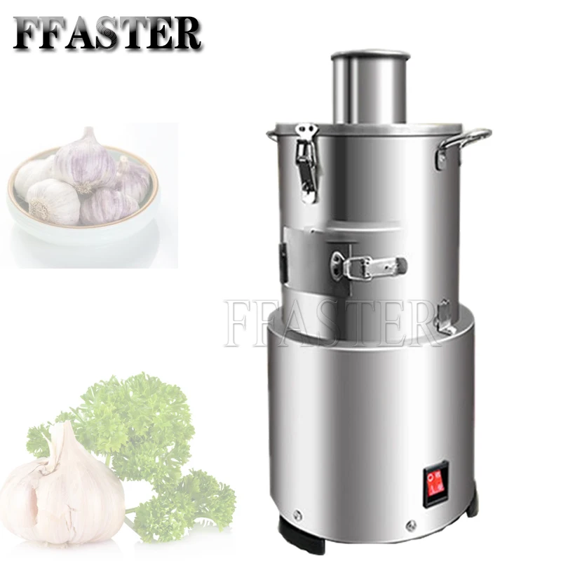 

Электрическая машина для очистки чеснока, машина для очистки из нержавеющей стали, коммерческая для дома, сепаратор зерна, машина для барбекю в ресторане, 110/220 В