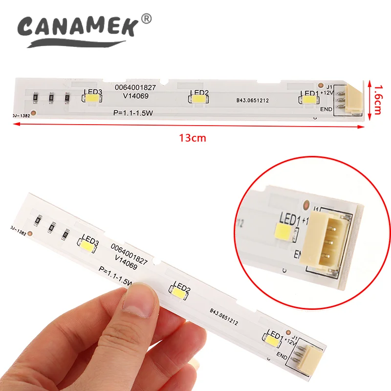 DC12V 1.5W LED Light Strip Bar For Haier BCD-575WDBI Freezer Refrigerator RoHS 0064001827 Fridge DIY Accessories