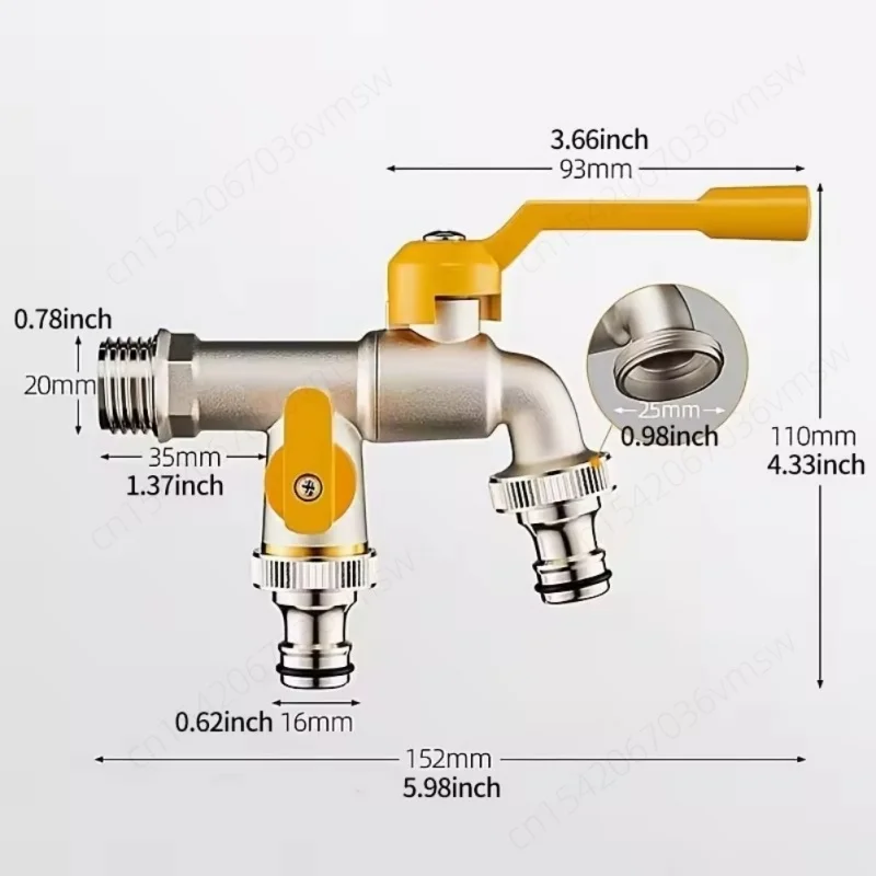 New Indoor and outdoor faucet with one inlet and two Garden Enthusiasts Choice Robusts Anti Freeze Outdoor Faucet Simple Install