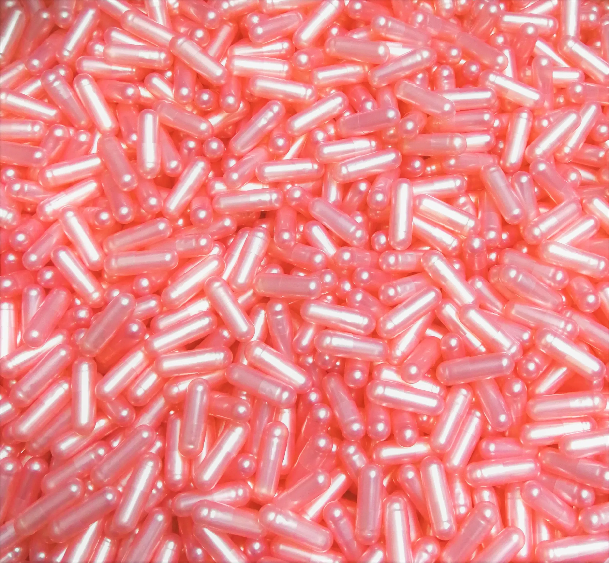 

00# 1,000pc Vacant Pearl Capsules!Pearl Pink colored hard gelatin empty capsules(joined or seperated capsules size 00)